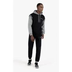 Champion Kapuzenpullover (Baumwoll-Hoodie) Kontrastfarben Mit Kleinem Logo 2021 Schwarz Herren -Tnt Champion Geschaft chpeu 216582 kk001 full front 1200x1200 1